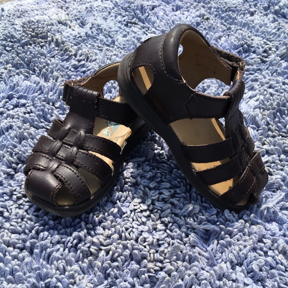 Toddler boys leather Sandals